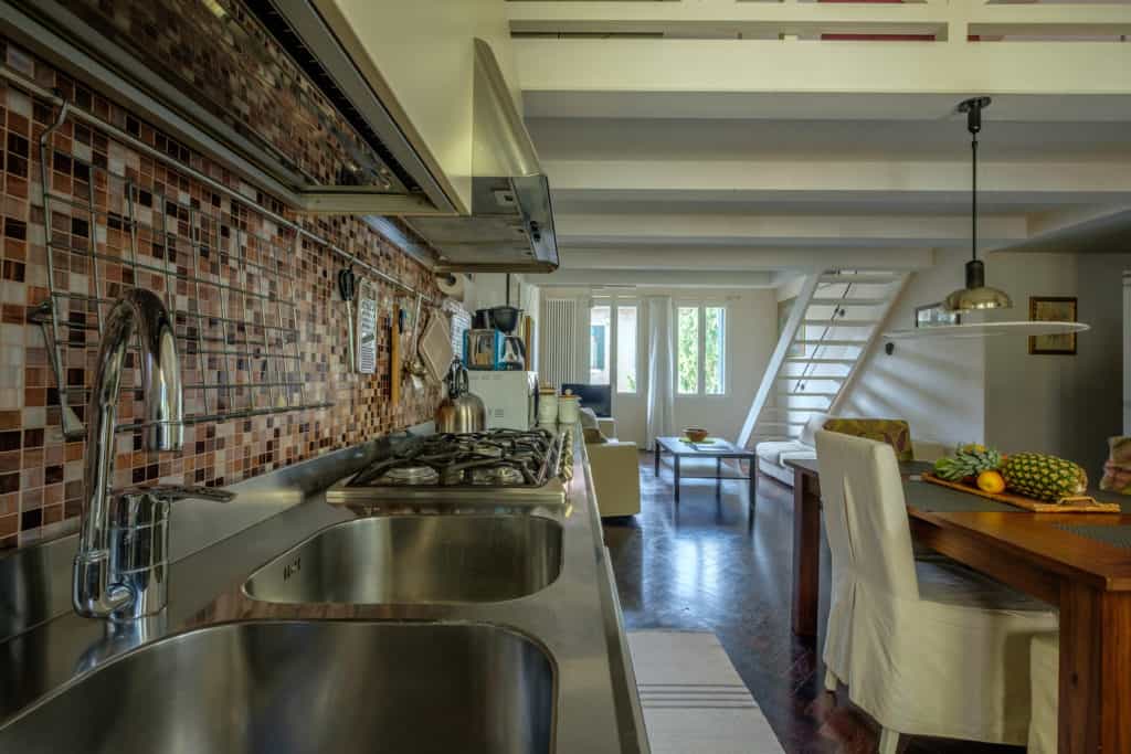 Details of the open space kitchen - Attico Terrace Apartment Details of the open space kitchen - Attico Terrace Apartment