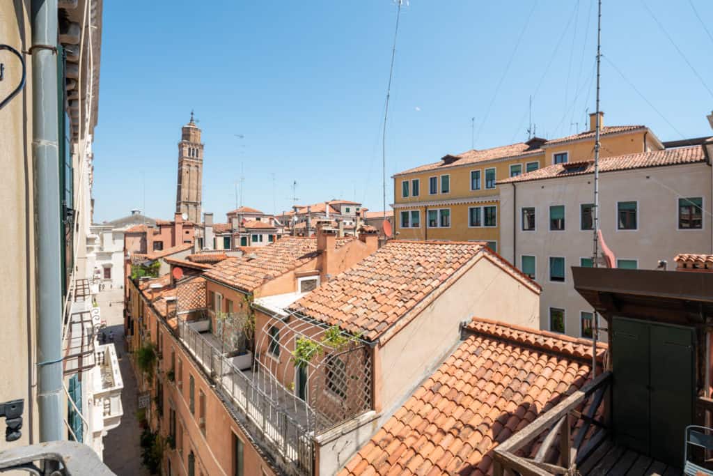 Panoramic view of the Venetian roofs - Ca' Coriandolo Apartment Panoramic view of the Venetian roofs - Ca' Coriandolo Apartment