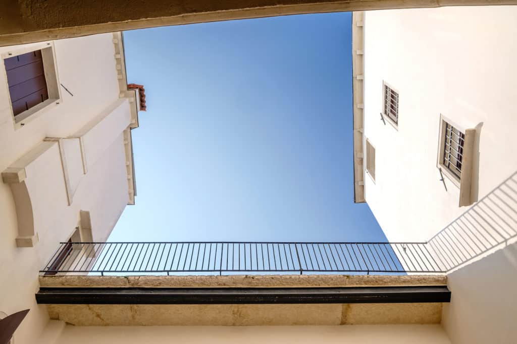 Sky view from the court - Ca' Garzoni Moro - Salina Apartment Sky view from the court - Ca' Garzoni Moro - Salina Apartment