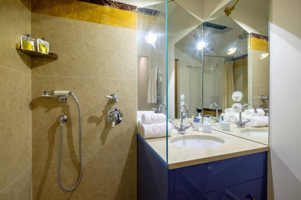 Small bathroom with shower - Ca' del Ramo d'Oro Apartment Small bathroom with shower - Ca' del Ramo d'Oro Apartment