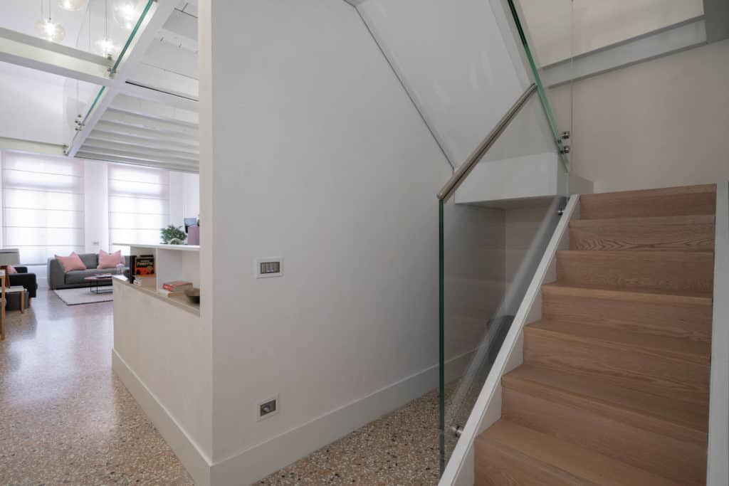 Staircase to the attic - Palazzo Molin Massari Apartment Staircase to the attic - Palazzo Molin Massari Apartment